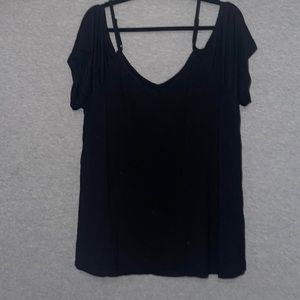 Torrid Strapped Cold Shoulder Tshirt